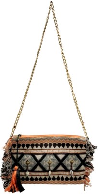 ToteAll Multicolor Sling Bag Clutch