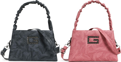 Zaxcer Black, Pink Sling Bag Beautiful Sling Bags for women and girls(Pack of 2)