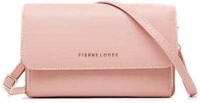 fashionstreet Pink Sling Bag Crossbody Pierre Loues Sling Bag