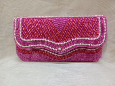 Zari and Fashion Pink Sling Bag Partywear women and girls clutch purse