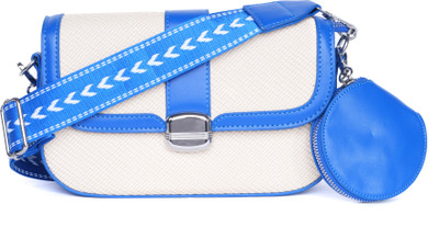 santorini Blue Sling Bag Avanté Women’s Premium Faux Leather Sling Bag