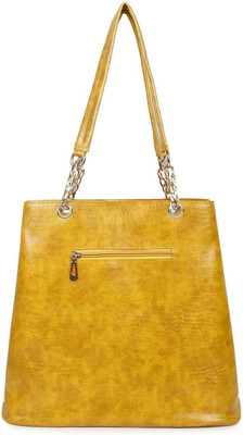 Chic Styles Yellow Sling Bag Latest Premium PU Leather Women's Stylish Shoulder Handbag