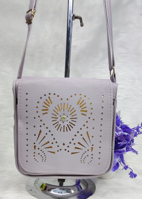 SIZI CREATION Purple Shoulder Bag SZ0022