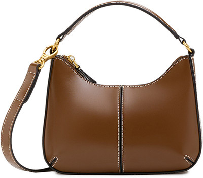 Miraggio Brown Sling Bag Lily Crossbody Bag With Detachable Sling