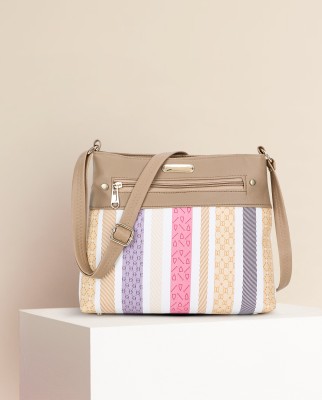 ARNLC Beige Sling Bag WOMEN BEIGE SLING BAG