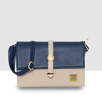 ESBEDA Blue Sling Bag Dual-Tone Elegance Sling Bag