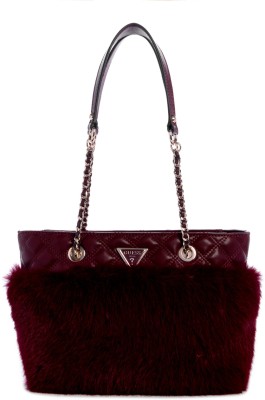 GUESS Maroon Tote Lise Small Tote