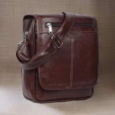 house of common Brown Sling Bag Men Sling Bag extra large