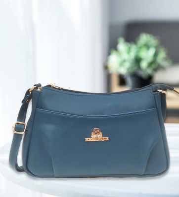 magnifique Grey Sling Bag Turquoise Sling bag for Women and Girls / Side bag / Handbag / Cross body bag