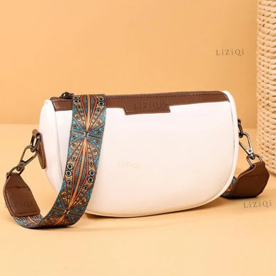 LIZIQI White Sling Bag White Sling bag for women Ladies side purse small mini purse