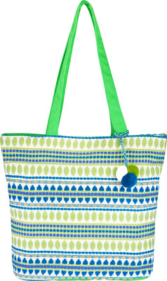XENIUS Women Green Tote