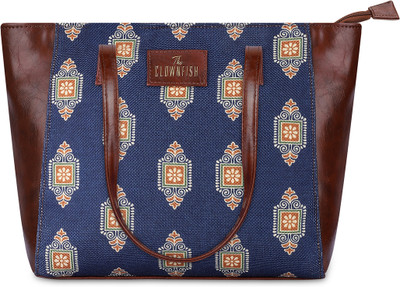 The CLOWNFISH Women Blue Tote