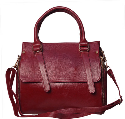 ManatLeather Red Sling Bag ML-114-Brown