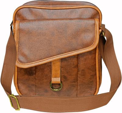 frokht Brown Sling Bag ALPHA Slings Bag,Cross Body Travel/Office One Side Shoulder Bag