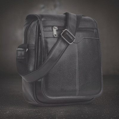 house of common Black Sling Bag Men Sling Bag side bag for men(S-11*11)