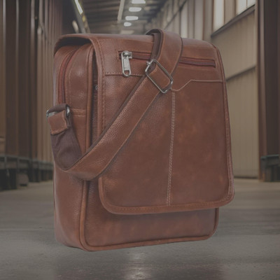 Shivra Tan Sling Bag Men Sling Bag side bag for men(S-11*11)