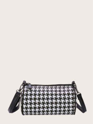 PEARLUXIS Black Sling Bag Look-12124154_20