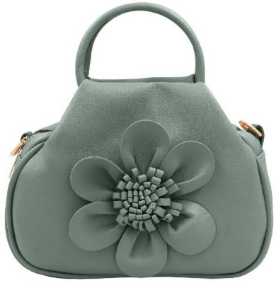 DIVY ENTERPRISE Green Sling Bag WOMEN DESIGNING PERSE