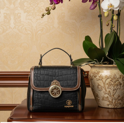 DONICY Black Sling Bag Stylish sling bag