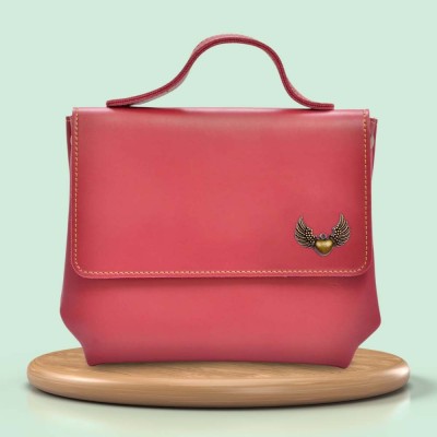 Vorak Ahimsa Red Sling Bag Vegan Leather Sling Bag