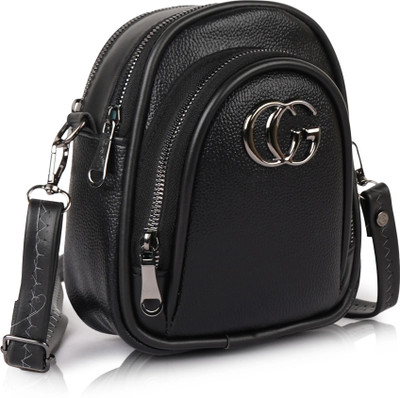 Beauty Queen Black Sling Bag Stylish New Latest Design Unique Classy Shoulder Crossbody Sling Bag For Women