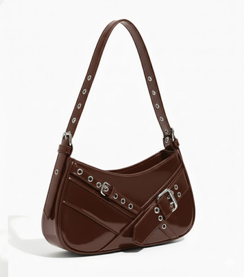 NAIRA Brown Sling Bag Red Women Sling Bag Elegant PU Leather Shoulder Bag – Stylish & Durable.