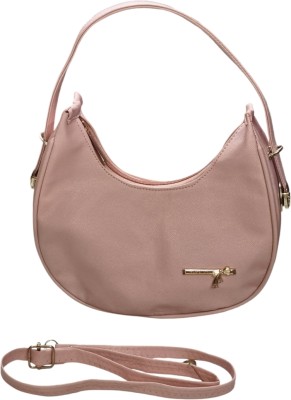 Krasivyy Pink Sling Bag Half moon