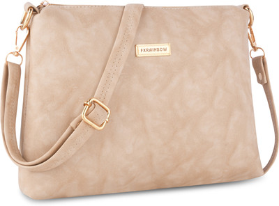 FXR FXRAINBOW Beige Sling Bag Sling Bag - Medium