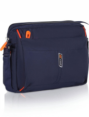 Woons Blue Sling Bag Cross body for Travel / Office / Business
