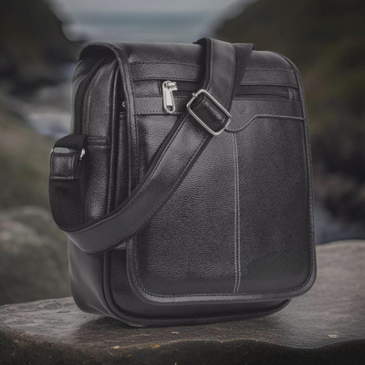 JairaJ Black Sling Bag Men Sling Bag side bag for men(S-11*11)
