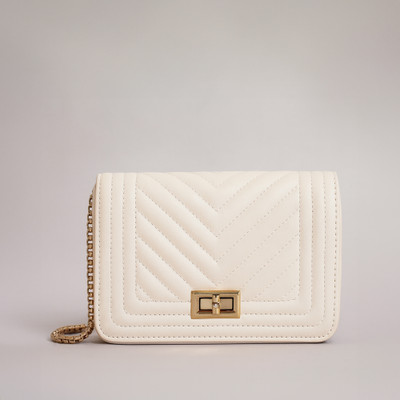LINO PERROS White Shoulder Bag Off-White Sling