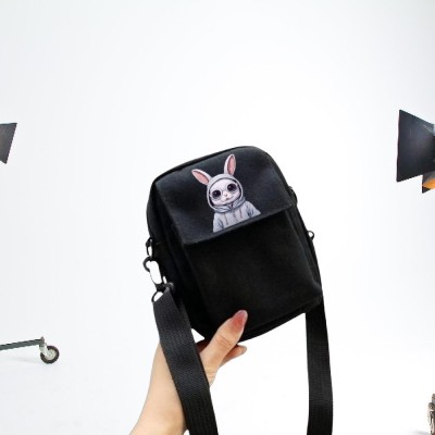 CSK Store Black Sling Bag Cat_15