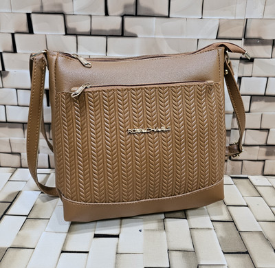 house of common Tan Sling Bag PATTIIMBOSH HOC