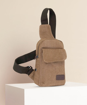 STORITE Grey Shoulder Bag Lightweight One Strap Sling backpack for travelling