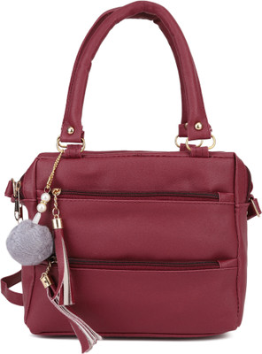 Cleto Maroon Sling Bag HAMZACLETO New MN_POM_12