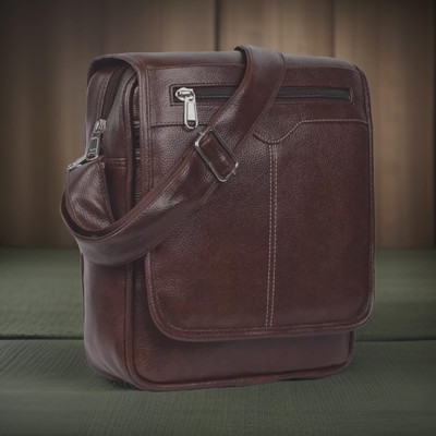 house of common Brown Sling Bag Men Sling Bag side bag for men(S-11*11)