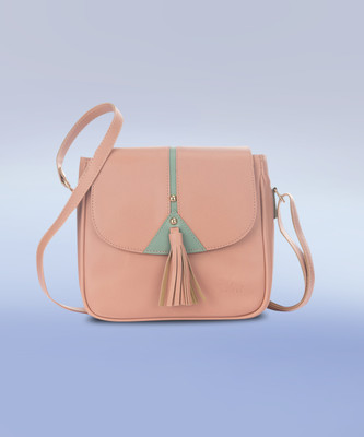 SHAMRIZ Pink Sling Bag Women Sling Bag With Adjustable strap | handbag | purse |Side Sling bag