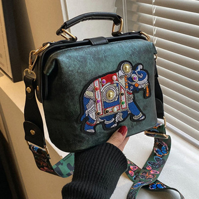 Diva Dale Green Sling Bag Stylish Trendy Premium Broad Strap Cross-Body