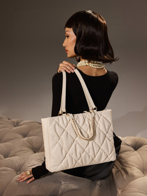 LINO PERROS White Tote White Tote Bag