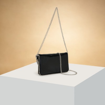 Forever Glam By Pantaloons Black Sling Bag Forever Glam Black Crossbody Bag