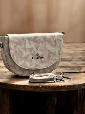 Jazzberry Khaki Satchel Women Abstract Print Stylish Party Sling Bag