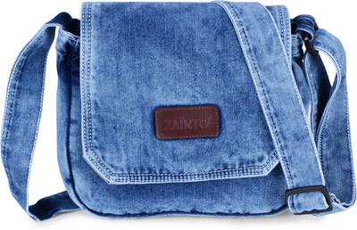 Zainto Blue Sling Bag Denim