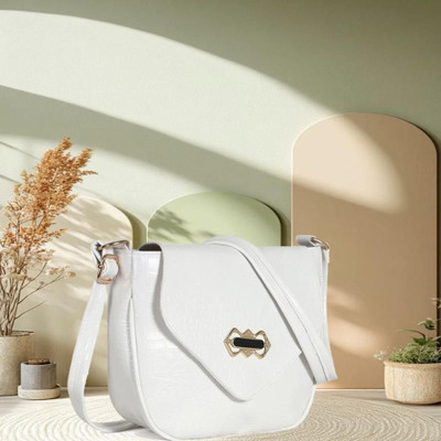 Nariox White Sling Bag Stylish sling bags for girls