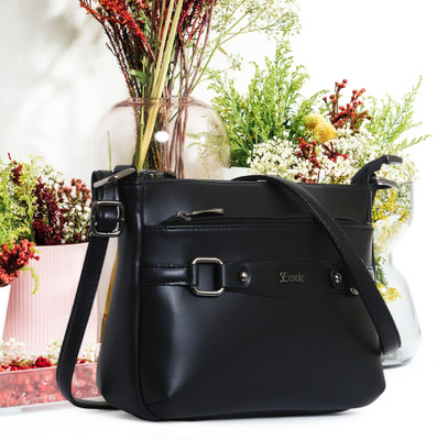 Exotic Black Sling Bag Fashionable sling bag-650