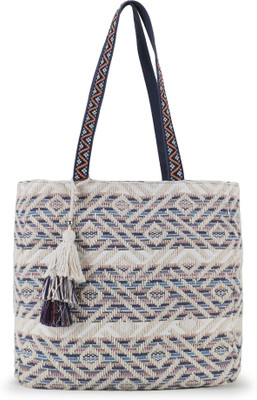 Anekaant White Tote Boho