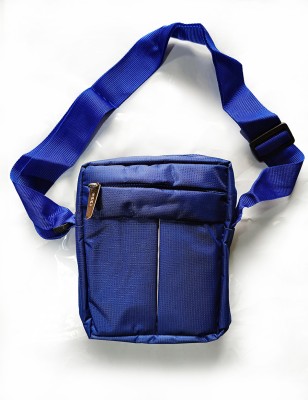 Krishiv Blue Sling Bag Jordan Casual Cross Body Polyester Men One Side Sling Bag Messenger Bags