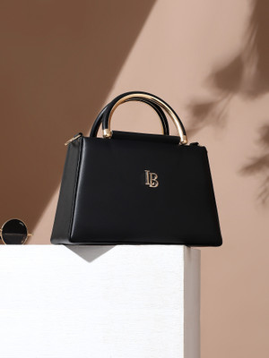 LEGAL BRIBE Black Sling Bag D Style Handle Sling Bag