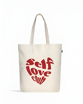 stylishq store White, Red Tote Canvas Shoulder Bag for Daily Use, Shopping, Travel & beach bags