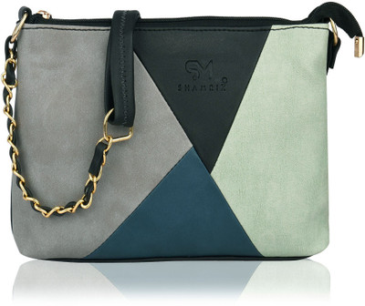 house of common Black Sling Bag HC_LC TECH-MIX-BLACK