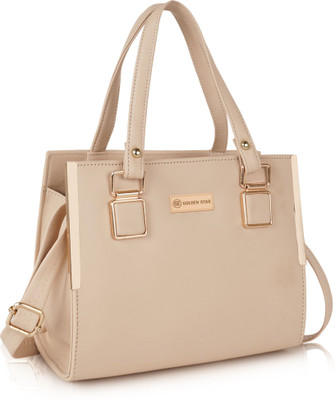 Golden Star Beige Sling Bag Casual Classy Trendy Design Tote Shoulder Crossbody Women Slingbag